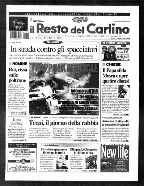 Il Resto del Carlino : giornale dell'Emilia